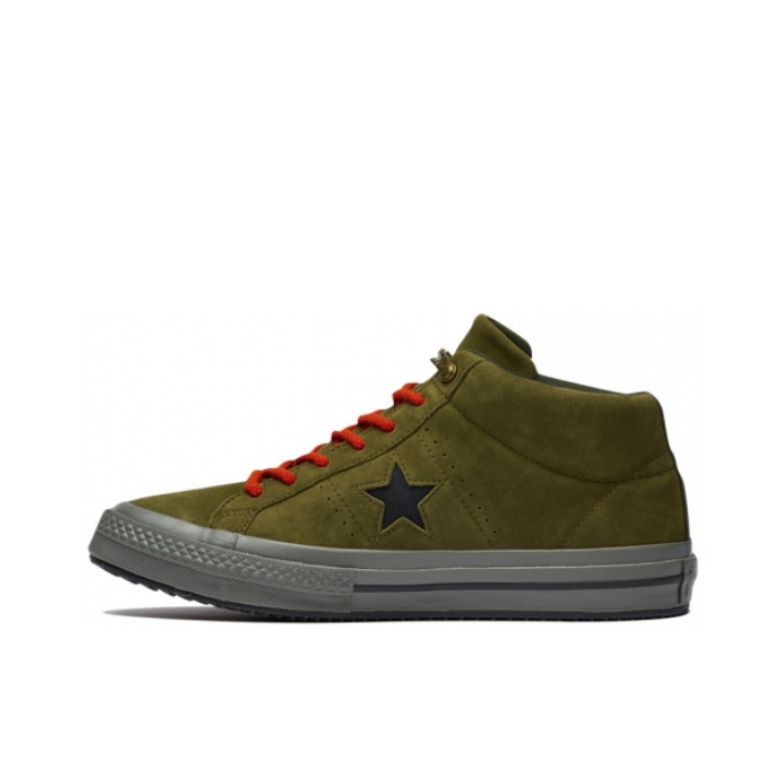 Converse One Star 橄榄绿Mid