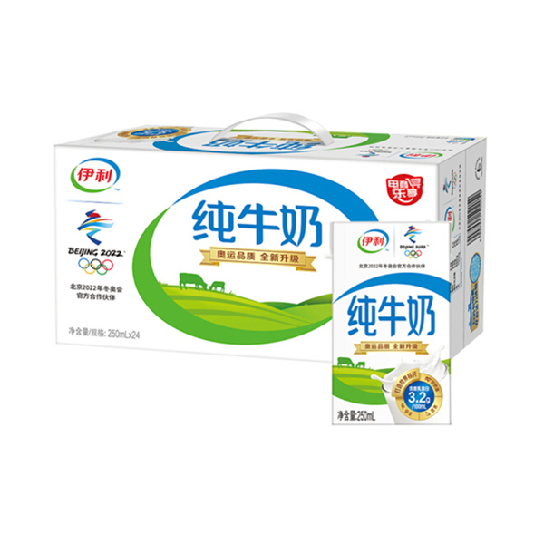 伊利 纯牛奶250ml*24盒