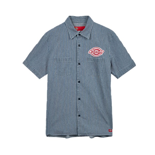 Dickies 条纹短袖工装衬衫 DK006089