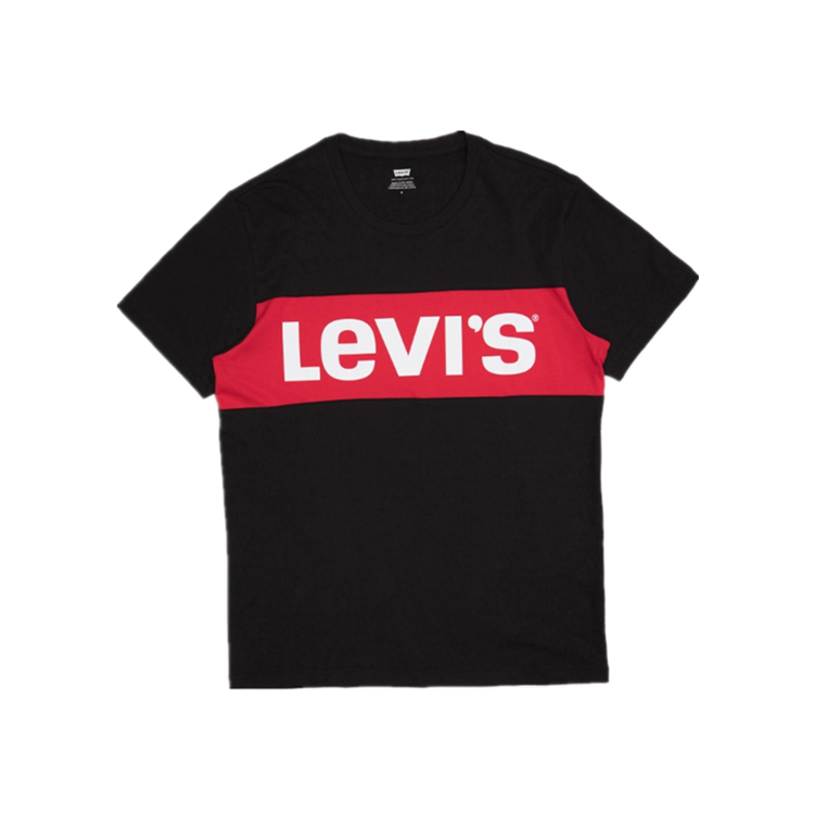 Levi's 撞色字母印花短袖T恤