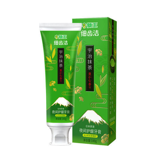 狮王 细齿洁夜间护龈牙膏 宇治抹茶 140g*2