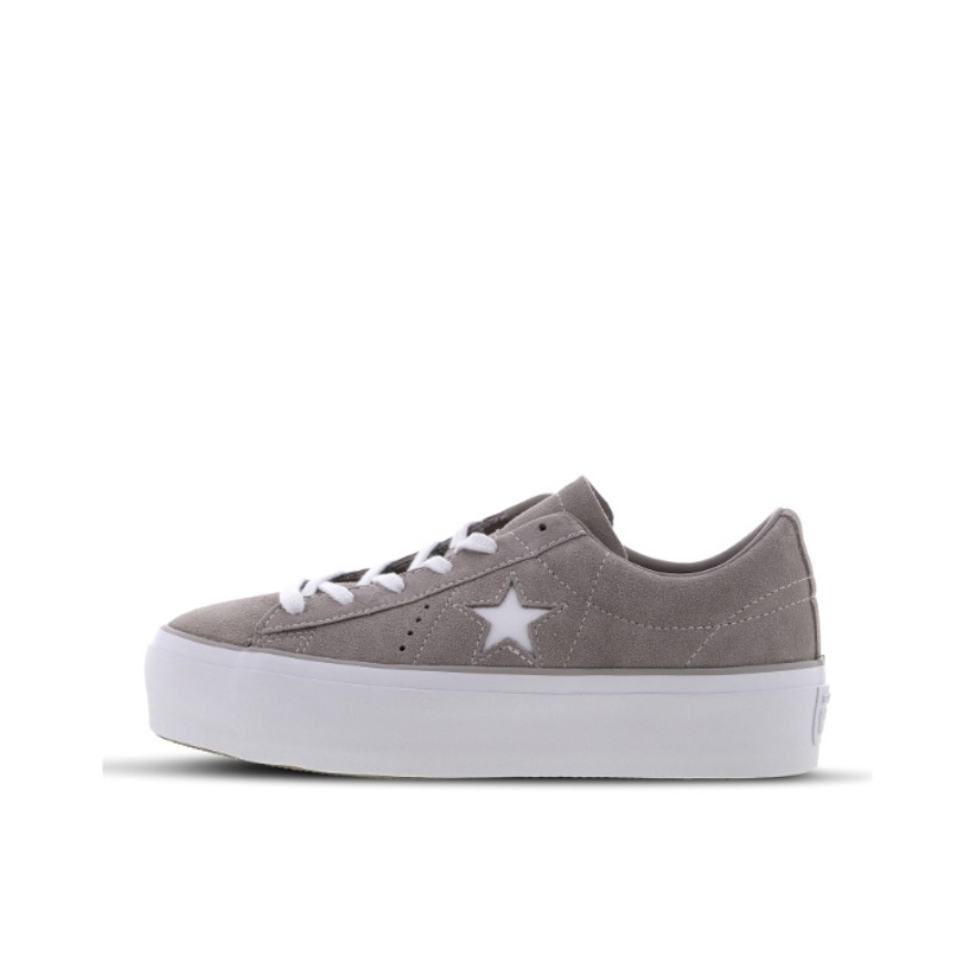 Converse One Star  灰棕厚底