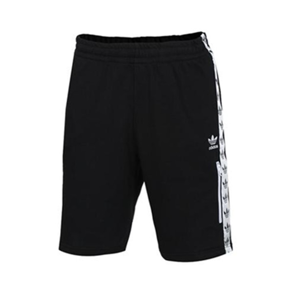 Adidas Originals 透气速干五分短裤 DX4230  黑