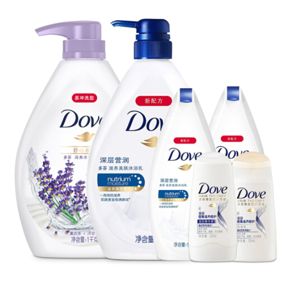 多芬(Dove)沐浴露套装 深层营润