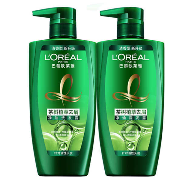 欧莱雅 茶树精油洗发水 500ml*2瓶
