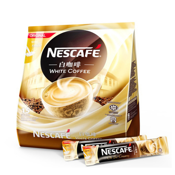 Nestle 雀巢 丝绒白咖啡粉原味 36g*15条