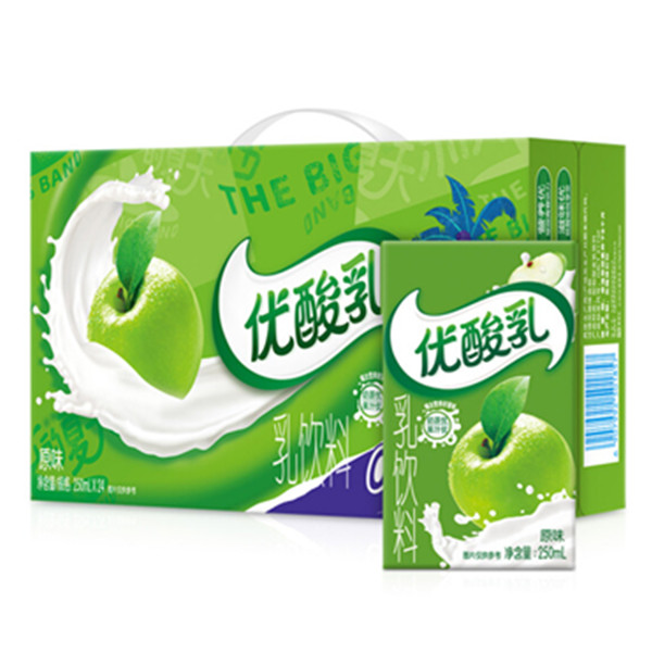 伊利优酸乳原味250ml*24盒