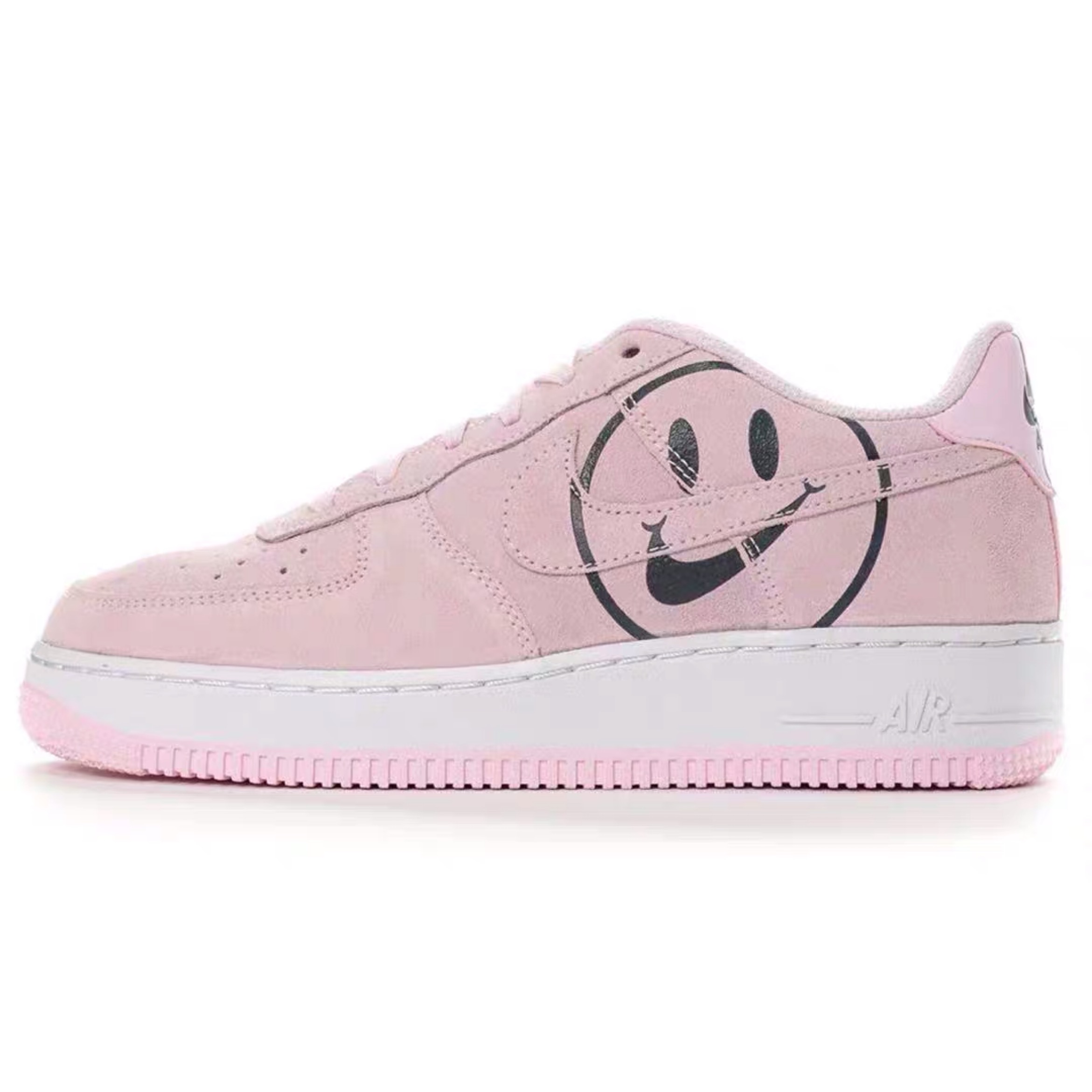 Nike Air Force 1 Pink Foam 粉色/笑脸