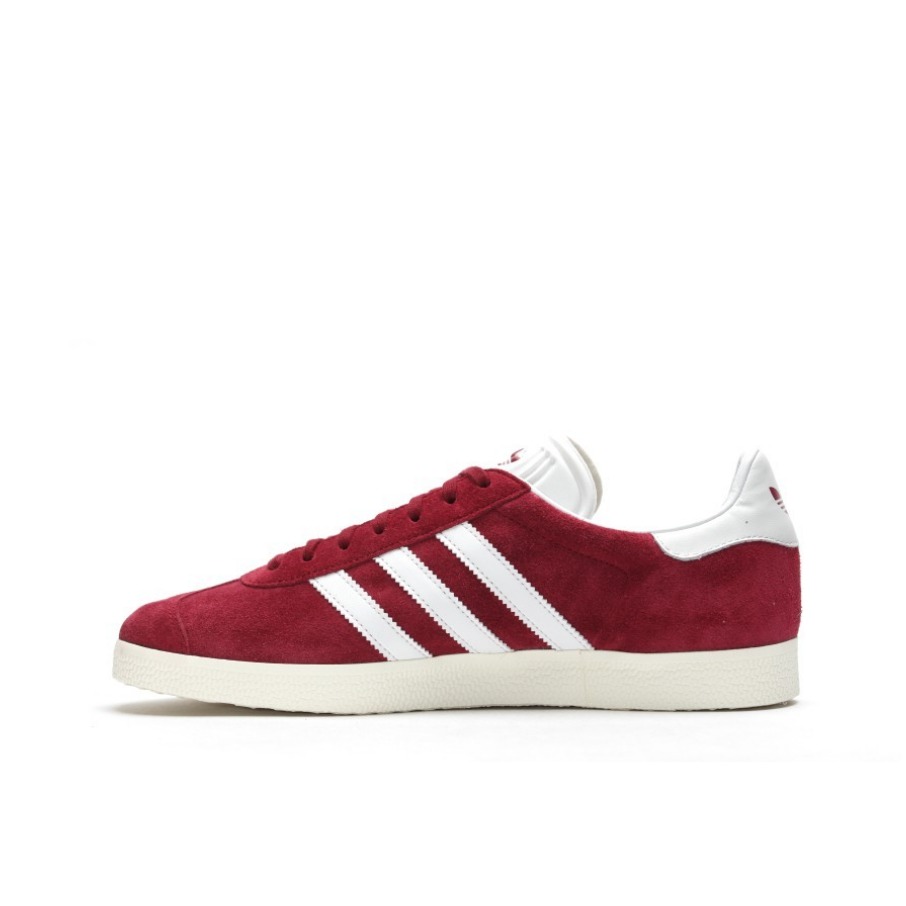 adidas Originals Gazelle 酒红麂皮