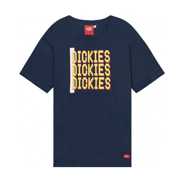 Dickies 多排复古像素字母印花Tee DK006496