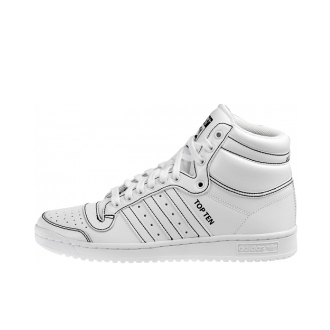 adidas Originals Top Ten Hi 亮白