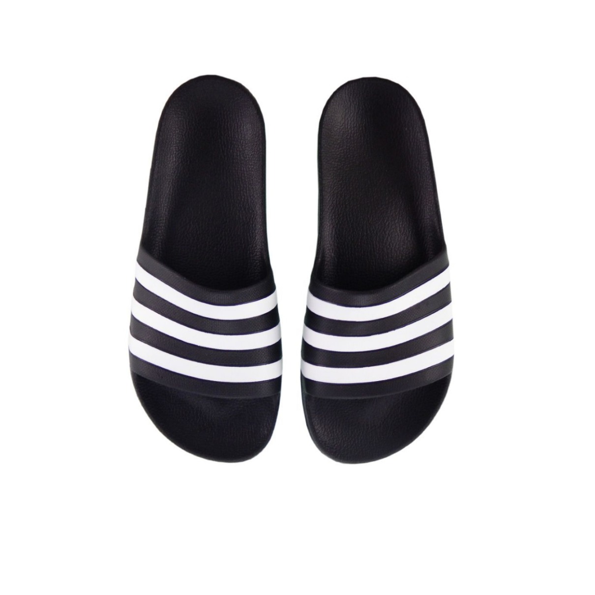 adidas Adilette 黑/白条纹