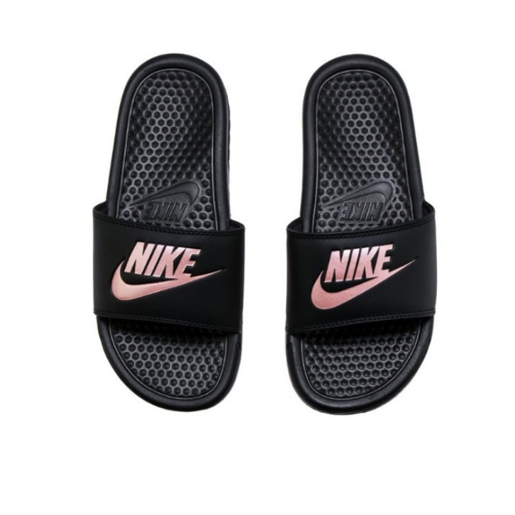 Nike Benassi Jdi 黑粉色