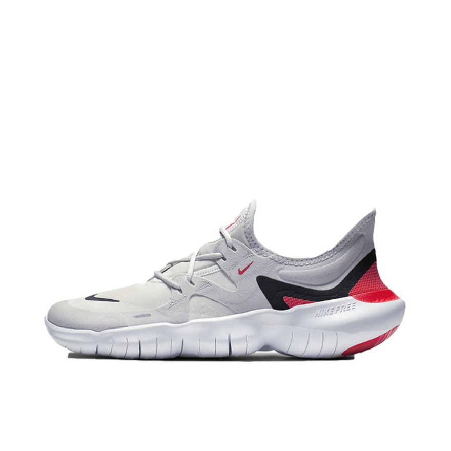 Nike Free RN 5.0 Vast Grey/Crimson 灰红