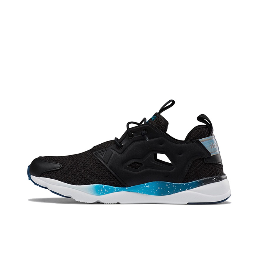 Reebok Furylite Black/DodgerBlue 黑色/蓝绿渐变