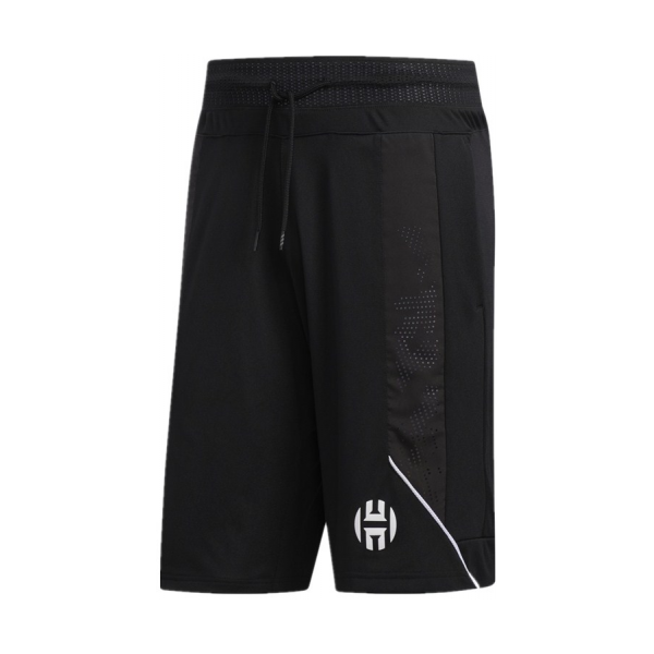adidas 哈登篮球运动五分裤 DZ0597  黑