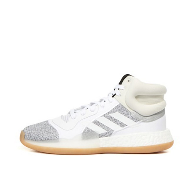 adidas Marquee Boost 白灰生胶