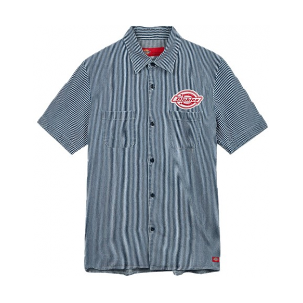 Dickies 条纹短袖工装衬衫 DK006089