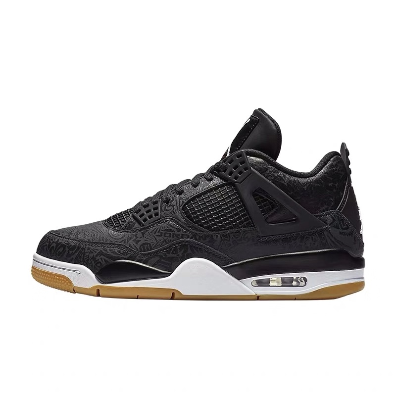 Air Jordan 4 Laser Black Gum 黑镭射生胶