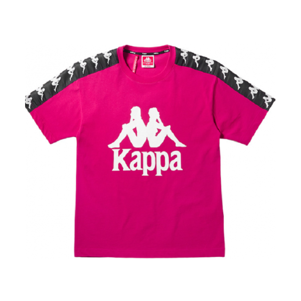Kappa卡帕BANDA串标情侣男女夏季运动短袖休闲T恤