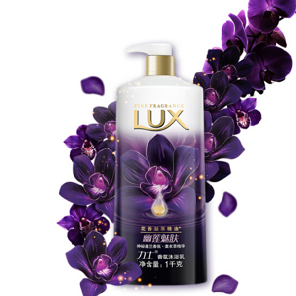 力士(LUX)沐浴露 幽莲魅肤 精油香氛沐浴乳 1000g