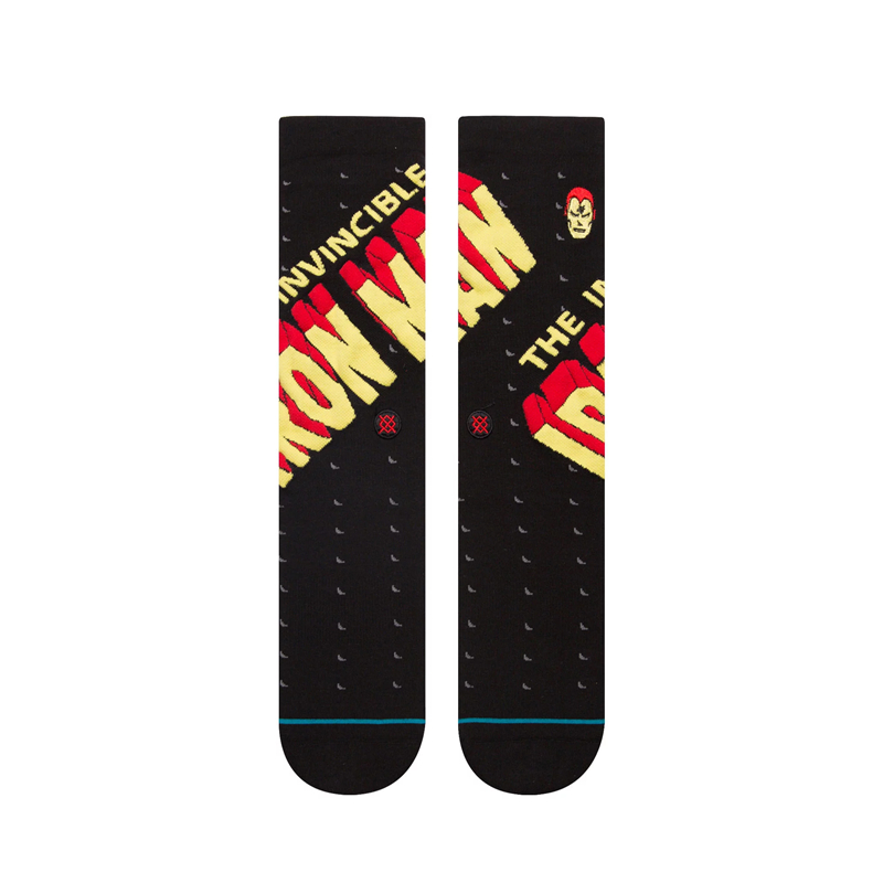 STANCE 钢铁侠时尚中筒袜 M546D18INV-BLK