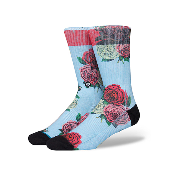 STANCE 蓝色印花休闲潮袜 M556C17LIB-MUL