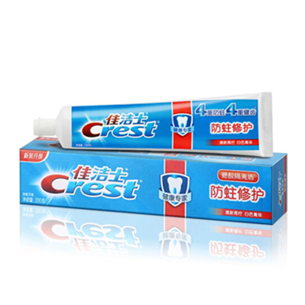 佳洁士(Crest) 防蛀修护牙膏(清新青柠)200g*2