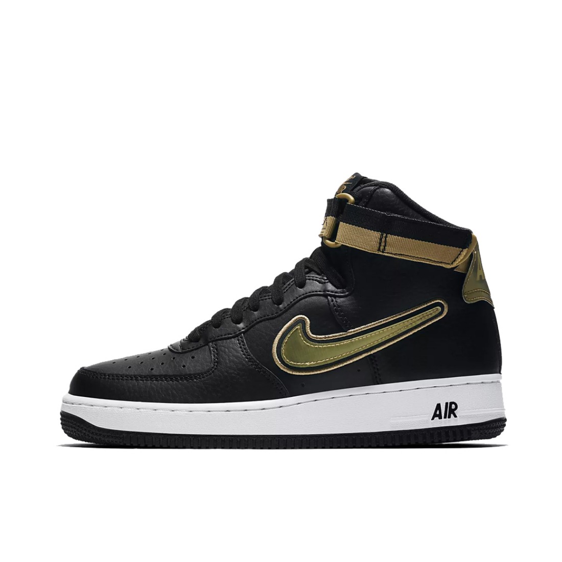 Nike Air Force 1 黑金绑带