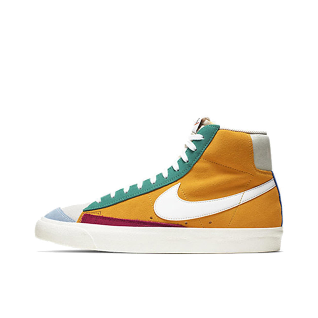 Nike Blazer  White/Yellow 黄绿红拼接