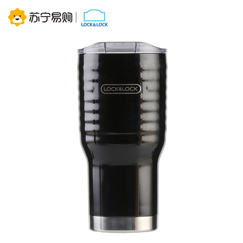 乐扣乐扣 黑浪真空保温汽车杯 500ml