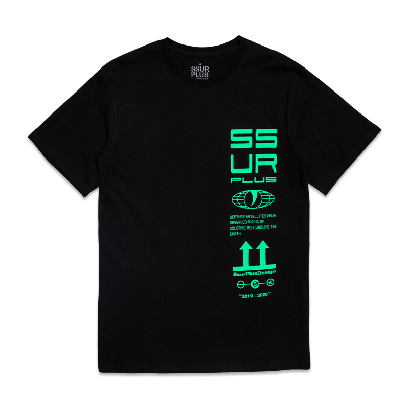 SSUR PLUS 赛博系列包装声明书短袖 SSPTE19FW005