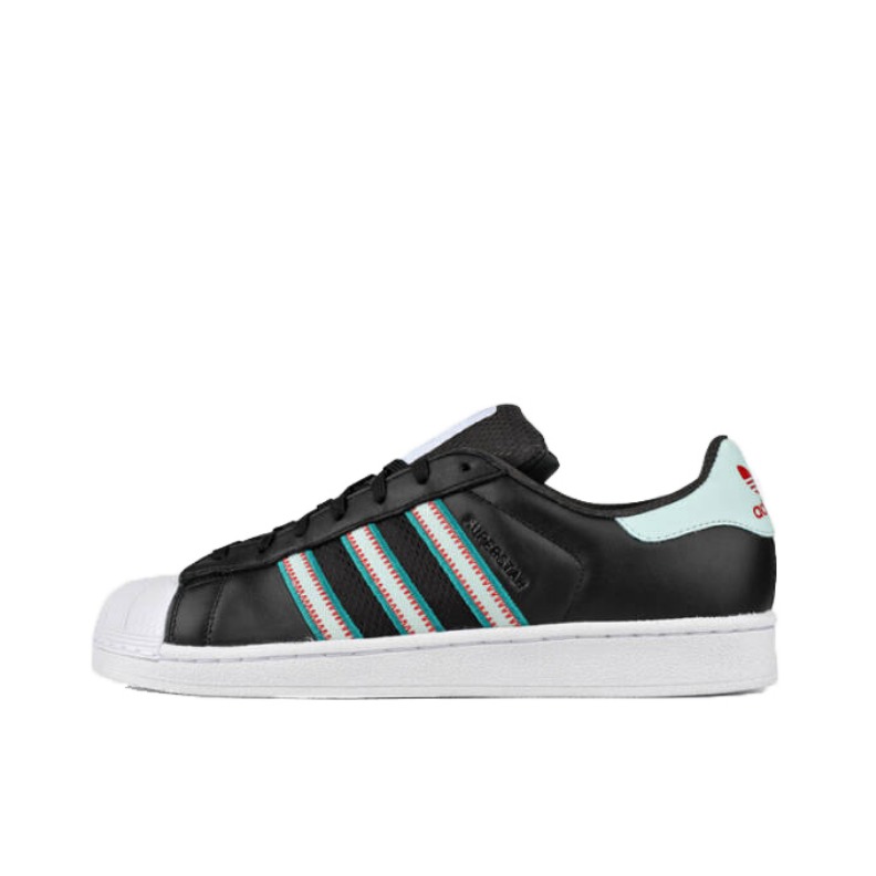 adidas Originals Superstar 黑色/靛绿