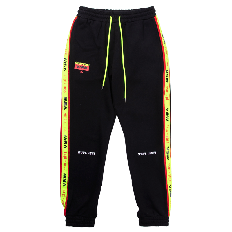 SSUR 側(cè)邊花紋束腿褲 VSW SP PANTS