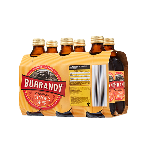 Burrandy 姜汁无酒精啤酒 375ml*6瓶