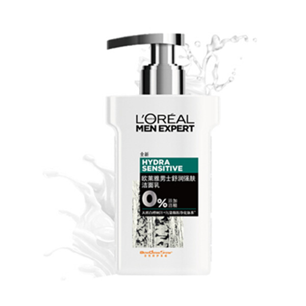 欧莱雅LOREAL 男士舒润强肤洁面乳150ml*3