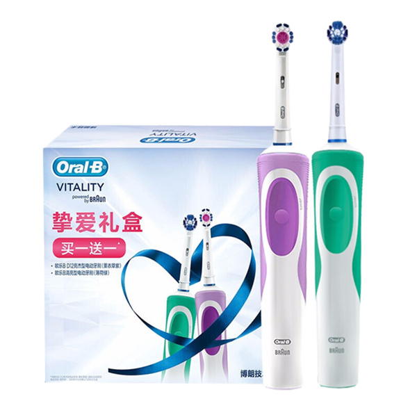 Oral-b 欧乐B 成人款D12电动牙刷 2支装