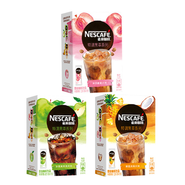 Nestle 雀巢 果萃系列夏日冰咖啡 8条盒装
