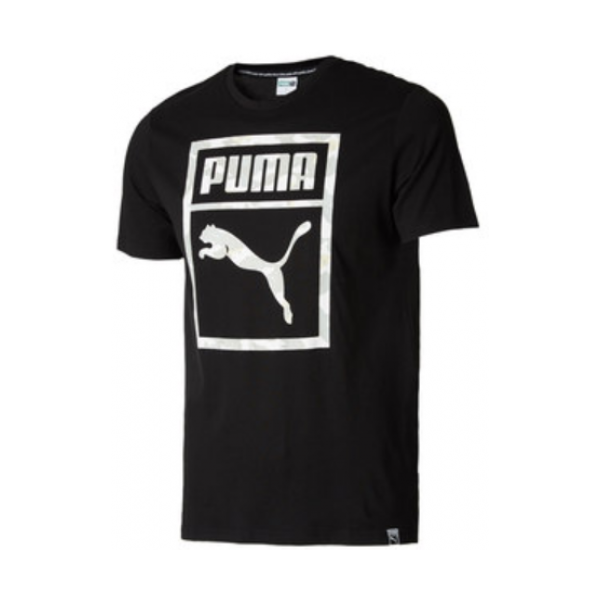 PUMA彪馬官方正品  男子圓領(lǐng)短袖T恤
