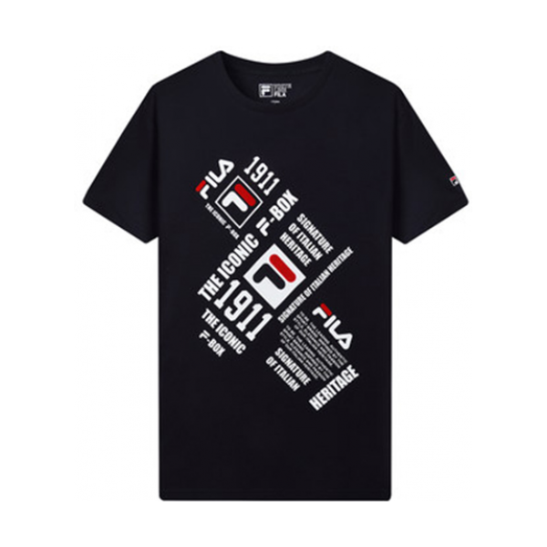 FILA 斐樂(lè)官方 男子短袖T恤