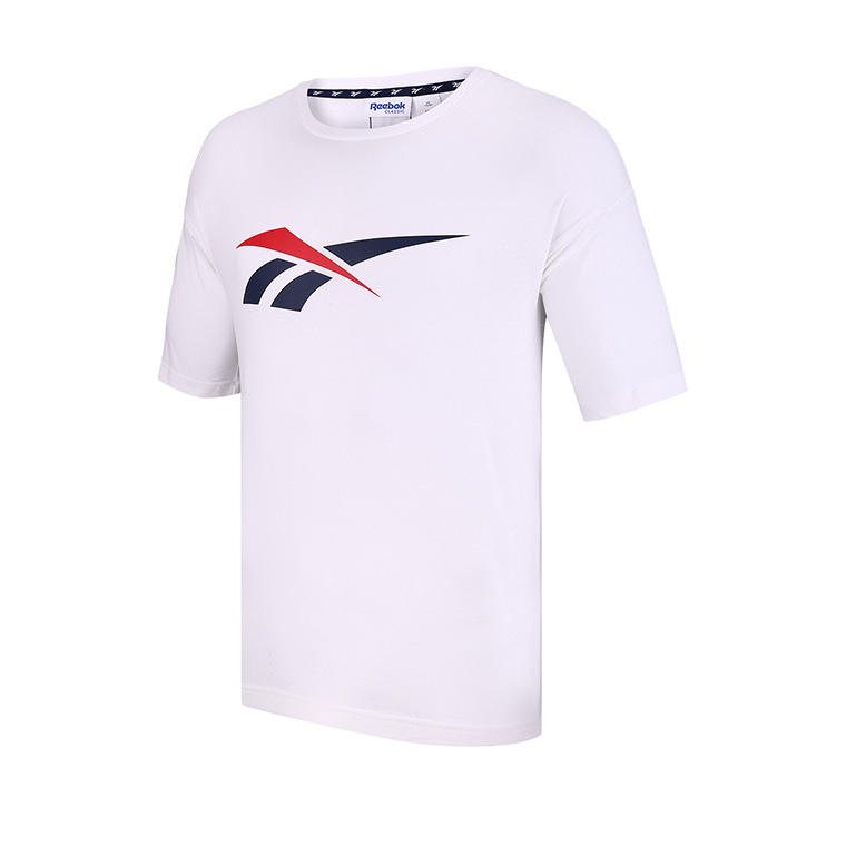 Reebok銳步官方 運(yùn)動(dòng)經(jīng)典 男女休閑短袖T恤