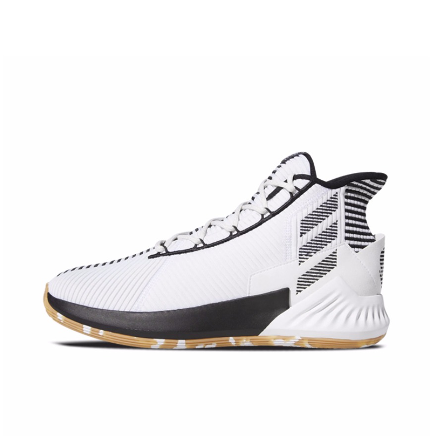 adidas D Rose 9 White/Black/Gum 50分纪念
