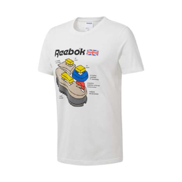Reebok銳步官方 運(yùn)動經(jīng)典 CL 男子經(jīng)典短袖T恤