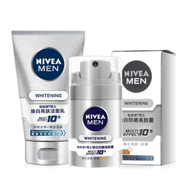 妮维雅(NIVEA)男士焕白亮肤套装