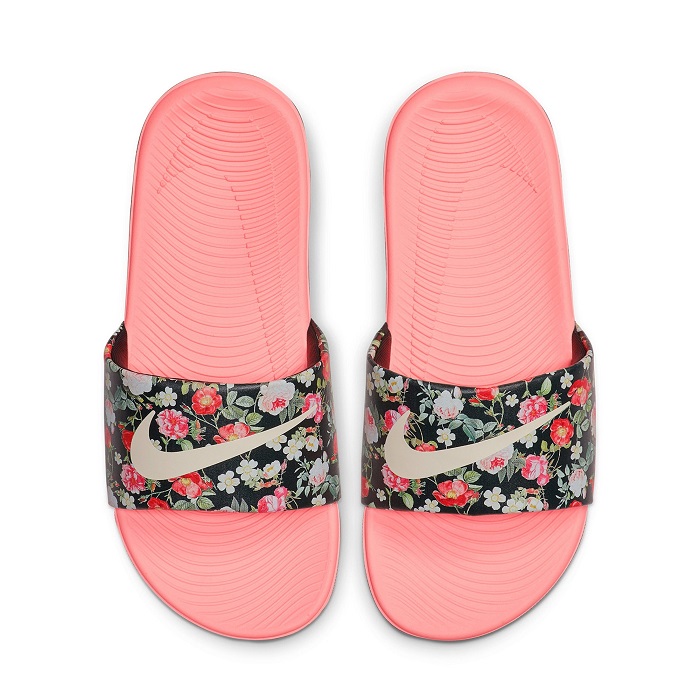 Nike Kawa Slide 黑粉花卉