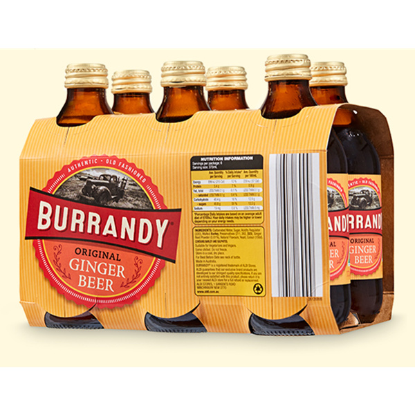 Burrandy 姜汁無酒精啤酒 375ml*6瓶