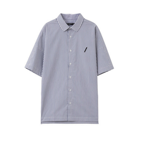 美特斯邦威 休閑日系條紋襯衫 725005