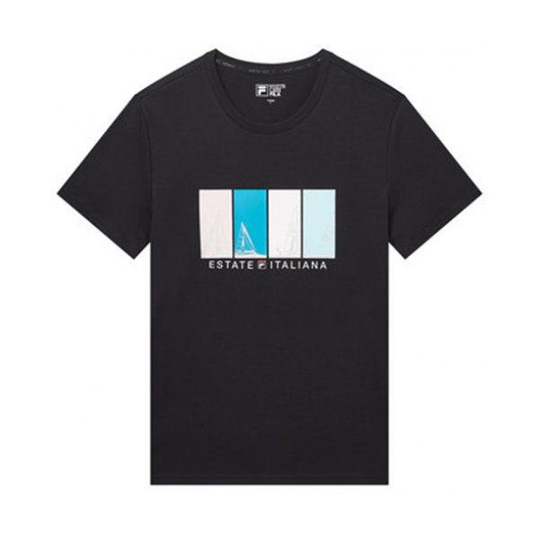 FILA 斐樂官方 男子短袖T恤