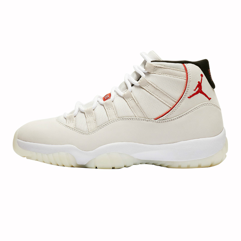 Air Jordan 11 Platinum Tint 帆白/红