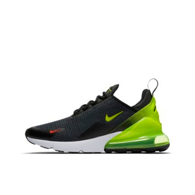 Nike Air Max 270 黑色/荧光绿/红